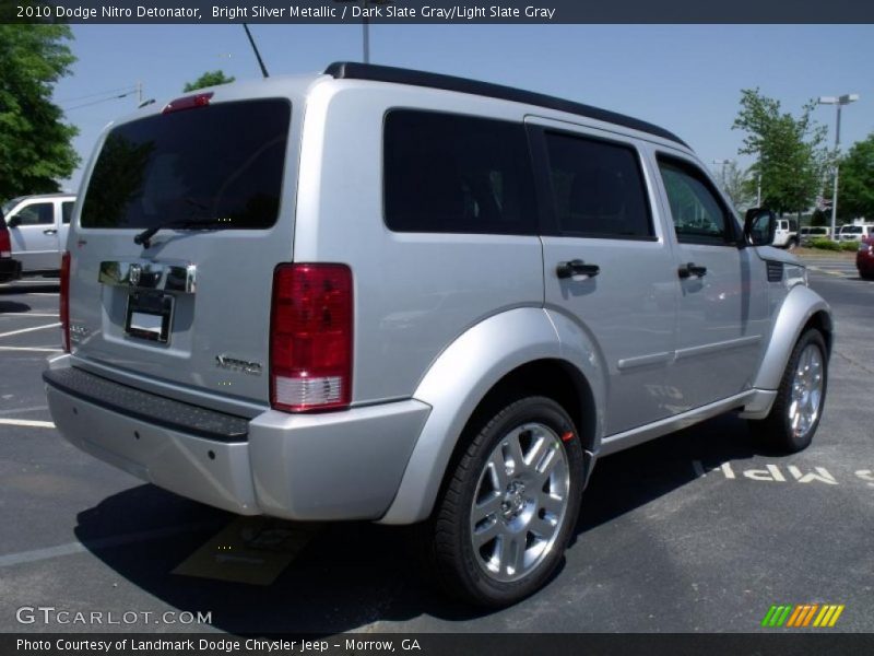 Bright Silver Metallic / Dark Slate Gray/Light Slate Gray 2010 Dodge Nitro Detonator