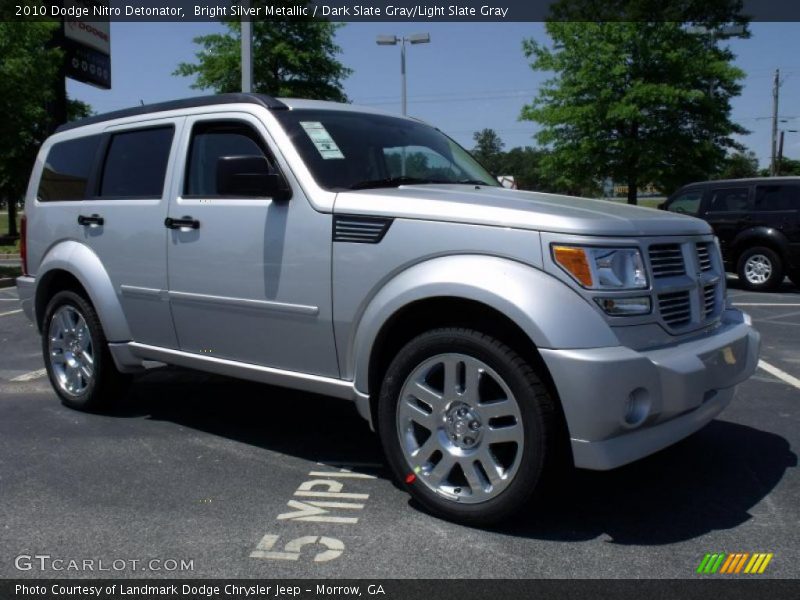 Bright Silver Metallic / Dark Slate Gray/Light Slate Gray 2010 Dodge Nitro Detonator