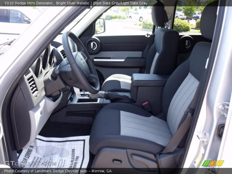 Bright Silver Metallic / Dark Slate Gray/Light Slate Gray 2010 Dodge Nitro Detonator