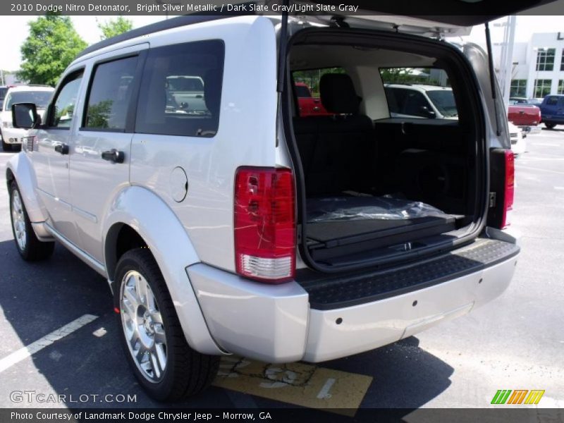 Bright Silver Metallic / Dark Slate Gray/Light Slate Gray 2010 Dodge Nitro Detonator