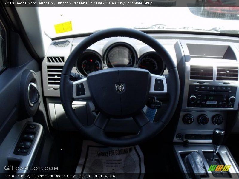 Bright Silver Metallic / Dark Slate Gray/Light Slate Gray 2010 Dodge Nitro Detonator