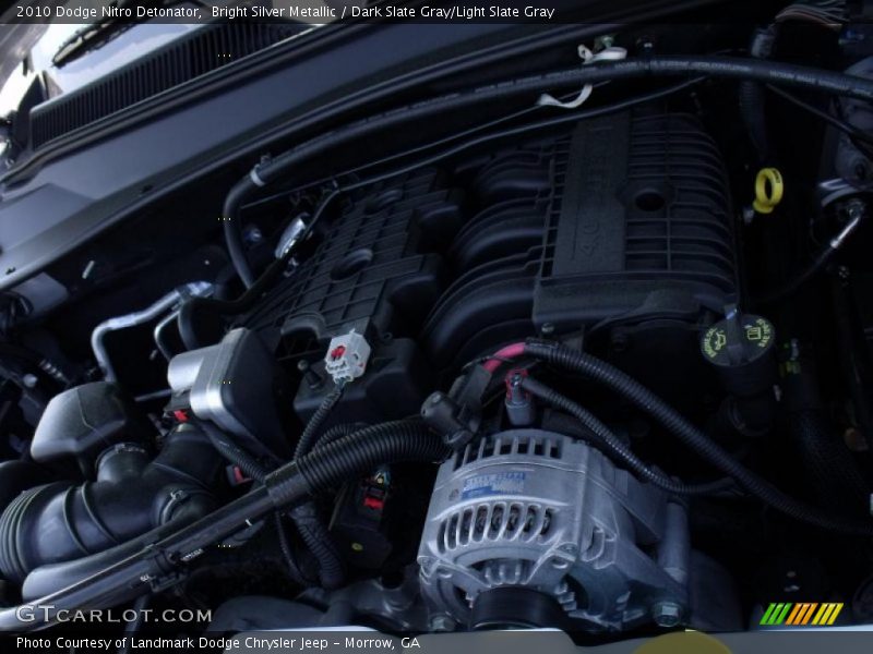 Bright Silver Metallic / Dark Slate Gray/Light Slate Gray 2010 Dodge Nitro Detonator