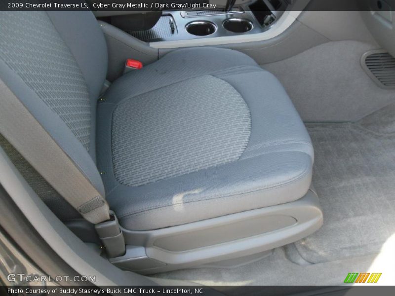 Cyber Gray Metallic / Dark Gray/Light Gray 2009 Chevrolet Traverse LS