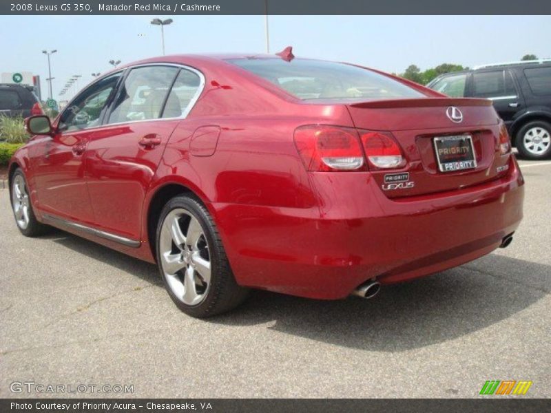 Matador Red Mica / Cashmere 2008 Lexus GS 350