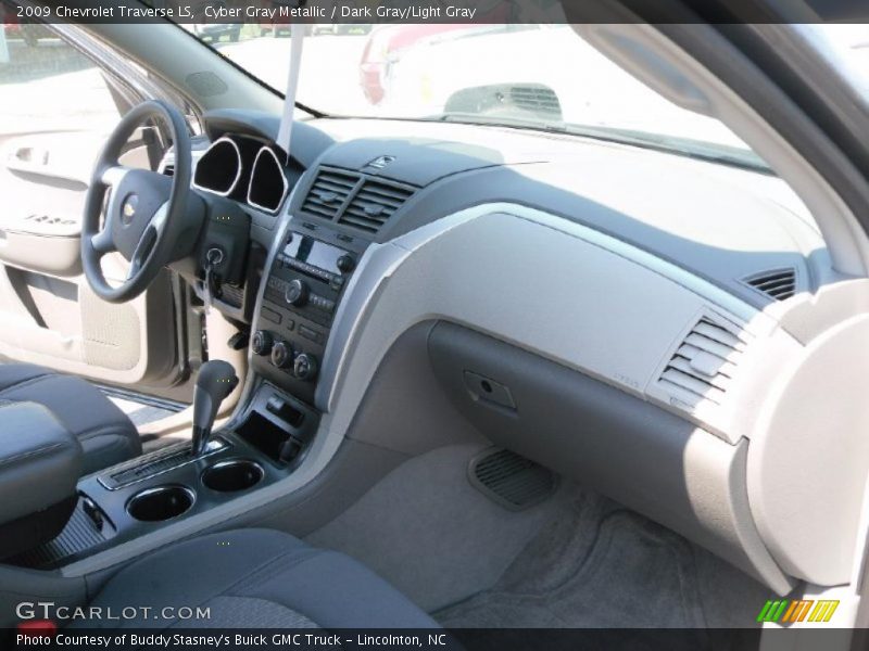 Cyber Gray Metallic / Dark Gray/Light Gray 2009 Chevrolet Traverse LS