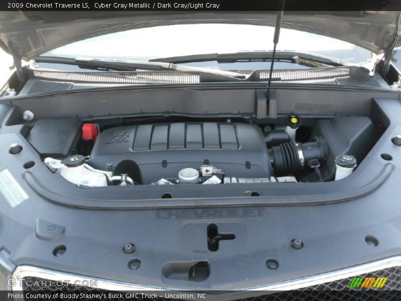 Cyber Gray Metallic / Dark Gray/Light Gray 2009 Chevrolet Traverse LS