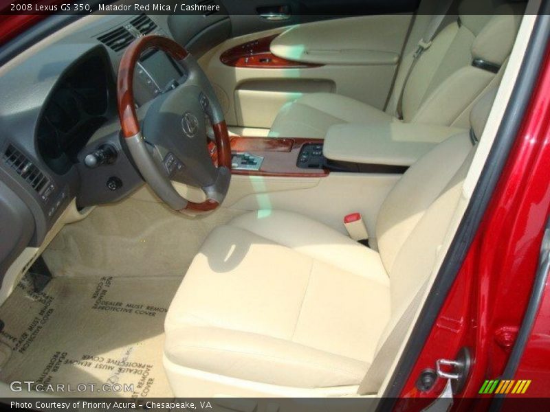 Matador Red Mica / Cashmere 2008 Lexus GS 350
