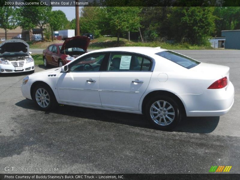 White Opal / Titanium 2009 Buick Lucerne CXL