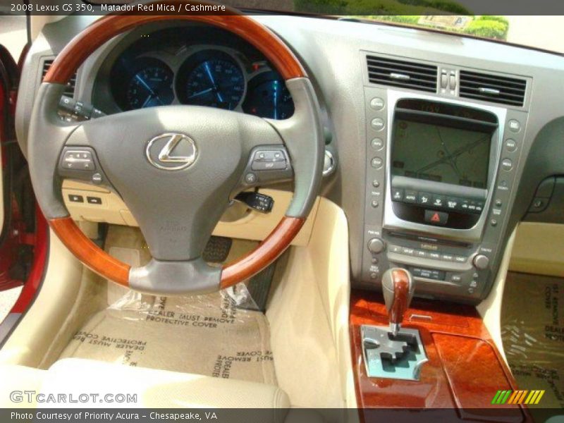 Matador Red Mica / Cashmere 2008 Lexus GS 350