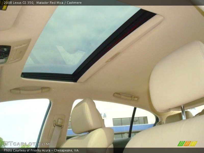 Matador Red Mica / Cashmere 2008 Lexus GS 350