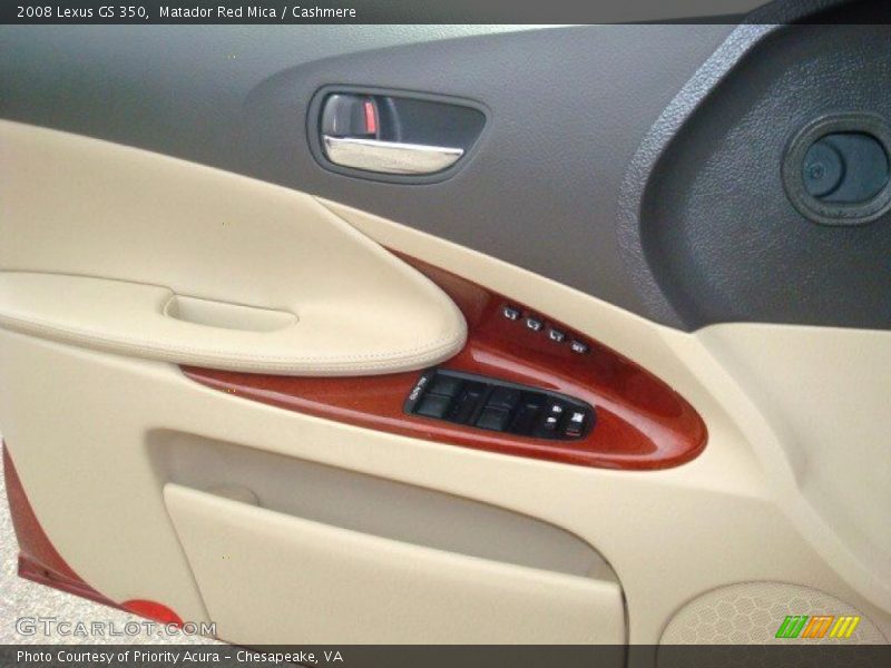 Matador Red Mica / Cashmere 2008 Lexus GS 350