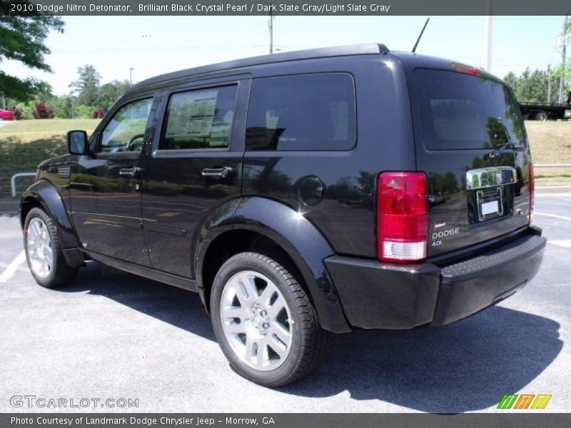 Brilliant Black Crystal Pearl / Dark Slate Gray/Light Slate Gray 2010 Dodge Nitro Detonator
