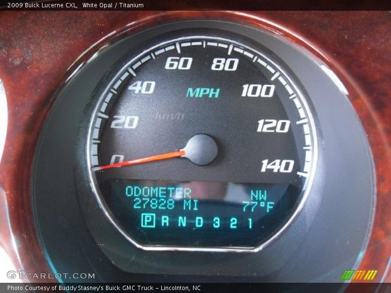 White Opal / Titanium 2009 Buick Lucerne CXL