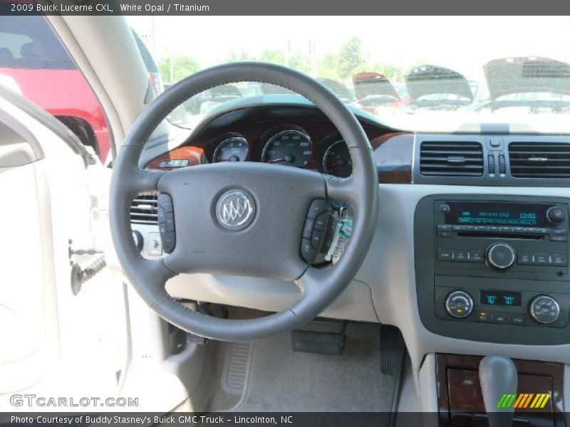 White Opal / Titanium 2009 Buick Lucerne CXL