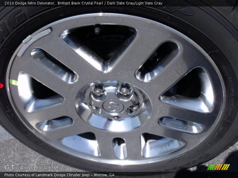 Brilliant Black Crystal Pearl / Dark Slate Gray/Light Slate Gray 2010 Dodge Nitro Detonator