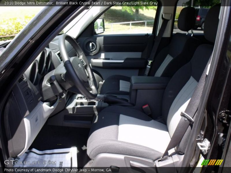 Brilliant Black Crystal Pearl / Dark Slate Gray/Light Slate Gray 2010 Dodge Nitro Detonator