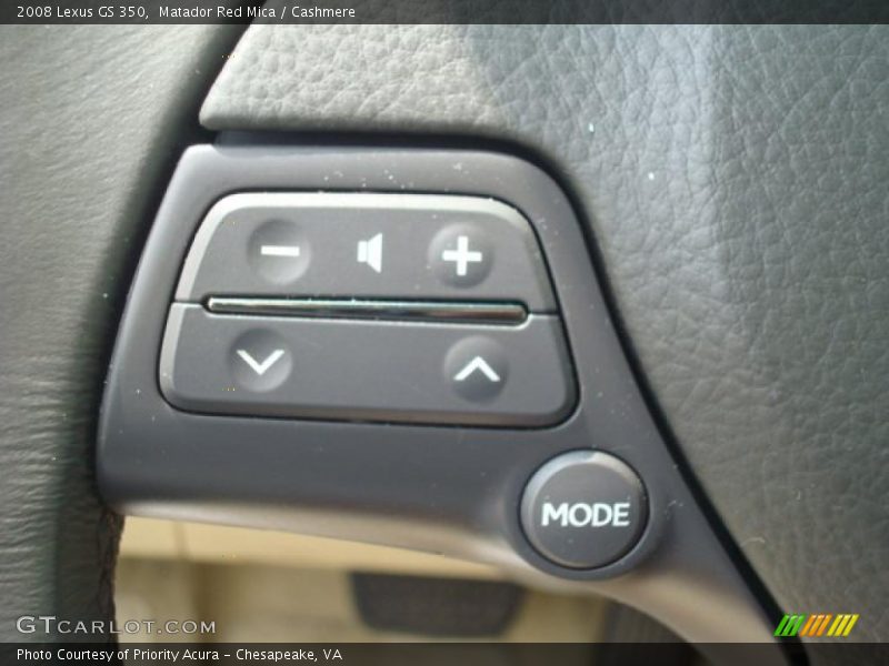 Matador Red Mica / Cashmere 2008 Lexus GS 350