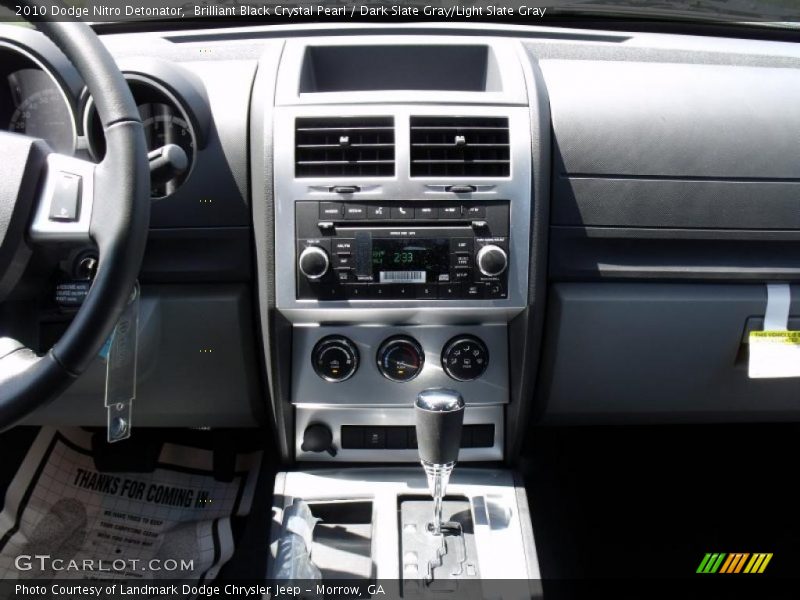 Brilliant Black Crystal Pearl / Dark Slate Gray/Light Slate Gray 2010 Dodge Nitro Detonator