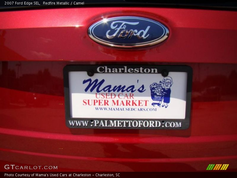 Redfire Metallic / Camel 2007 Ford Edge SEL