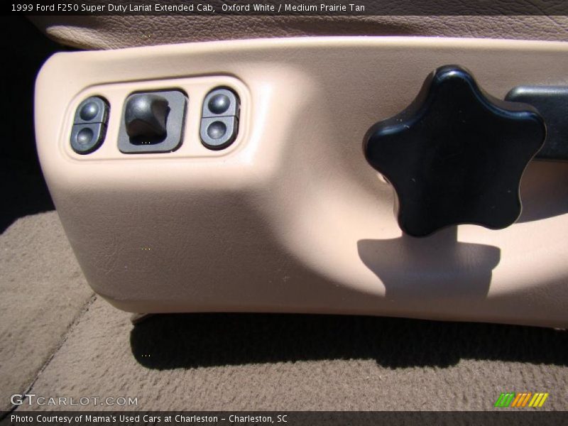 Oxford White / Medium Prairie Tan 1999 Ford F250 Super Duty Lariat Extended Cab