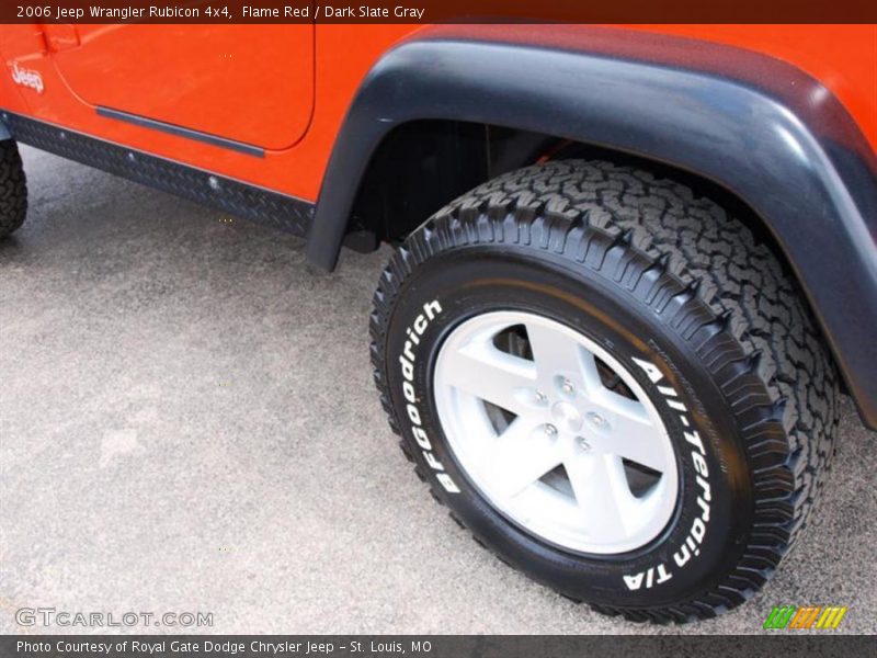 Flame Red / Dark Slate Gray 2006 Jeep Wrangler Rubicon 4x4