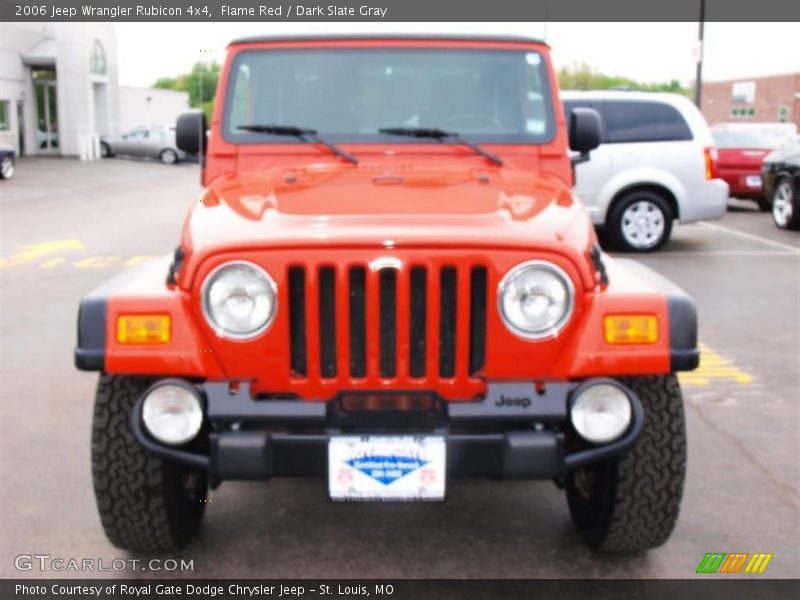 Flame Red / Dark Slate Gray 2006 Jeep Wrangler Rubicon 4x4
