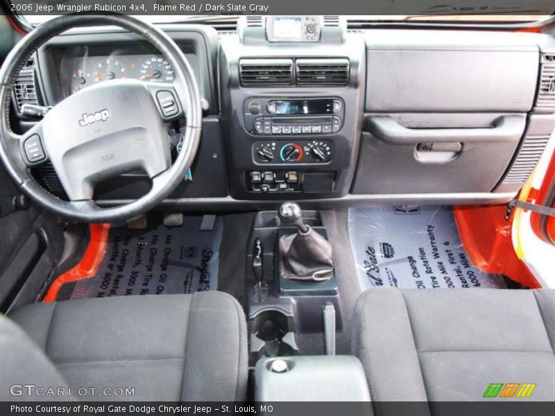 Flame Red / Dark Slate Gray 2006 Jeep Wrangler Rubicon 4x4
