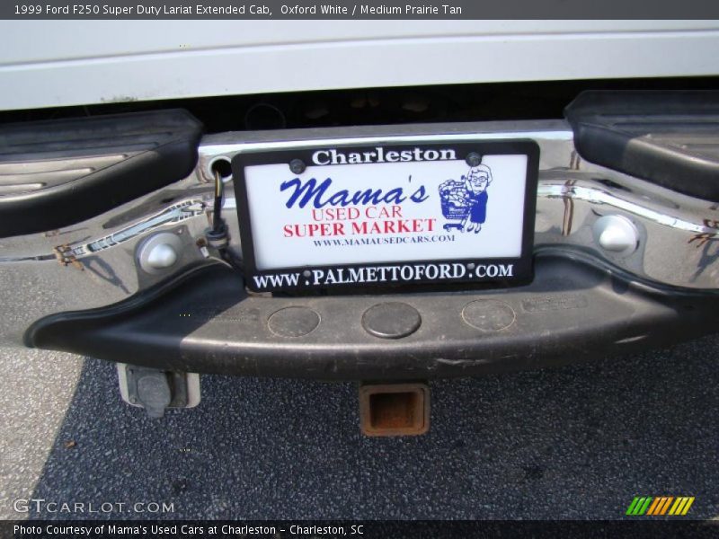 Oxford White / Medium Prairie Tan 1999 Ford F250 Super Duty Lariat Extended Cab
