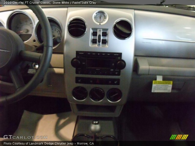 Stone White / Pastel Slate Gray 2010 Chrysler PT Cruiser Classic