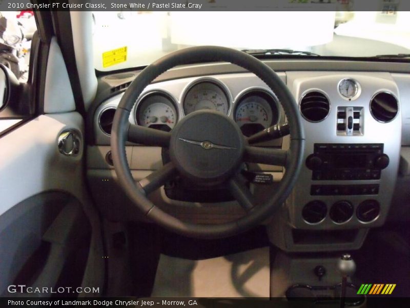 Stone White / Pastel Slate Gray 2010 Chrysler PT Cruiser Classic