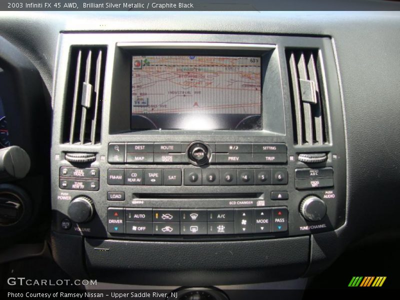 Brilliant Silver Metallic / Graphite Black 2003 Infiniti FX 45 AWD