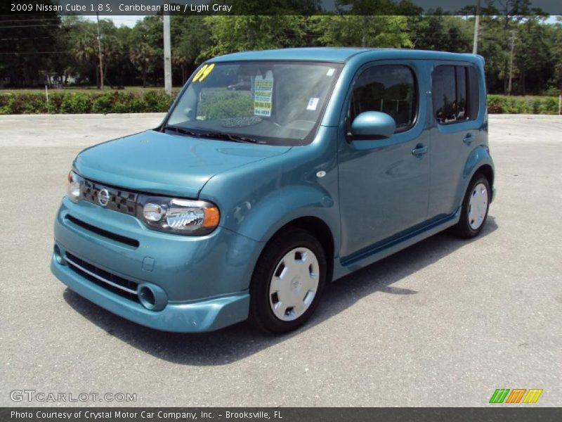 Caribbean Blue / Light Gray 2009 Nissan Cube 1.8 S