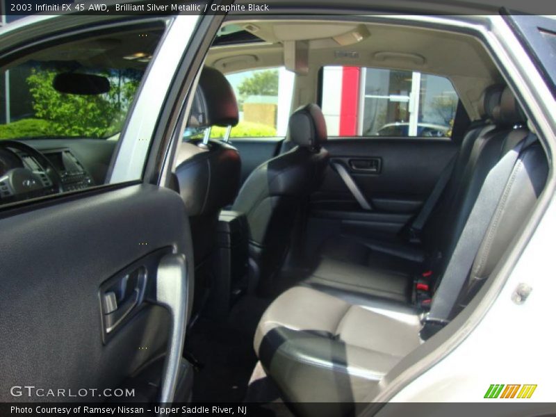 Brilliant Silver Metallic / Graphite Black 2003 Infiniti FX 45 AWD