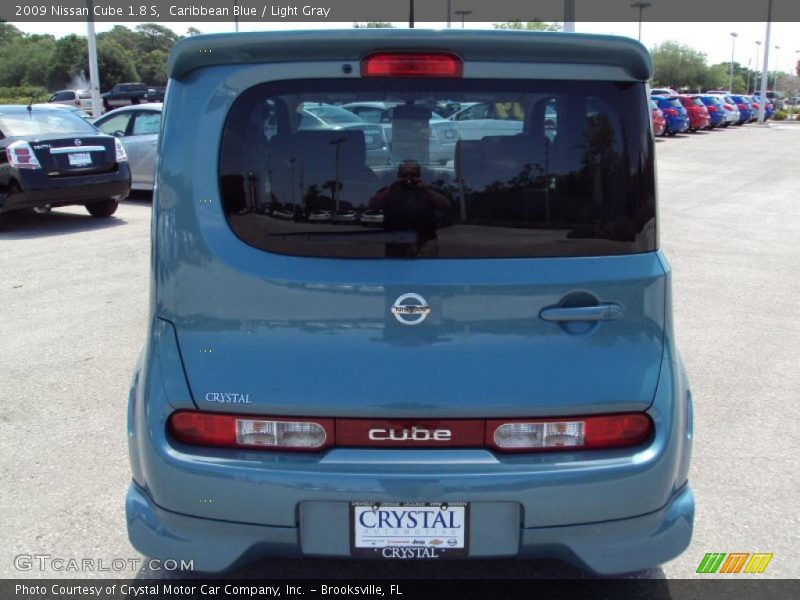 Caribbean Blue / Light Gray 2009 Nissan Cube 1.8 S