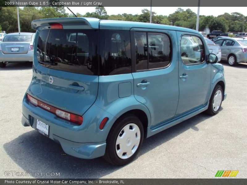 Caribbean Blue / Light Gray 2009 Nissan Cube 1.8 S