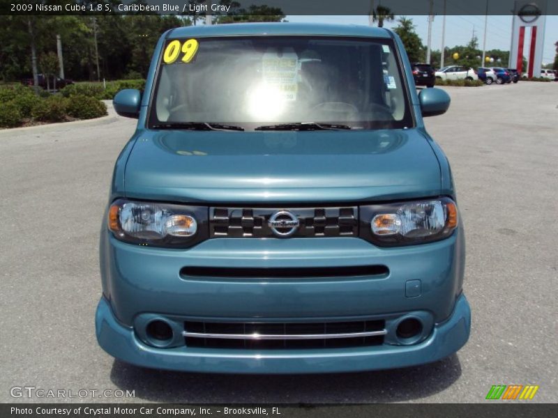 Caribbean Blue / Light Gray 2009 Nissan Cube 1.8 S