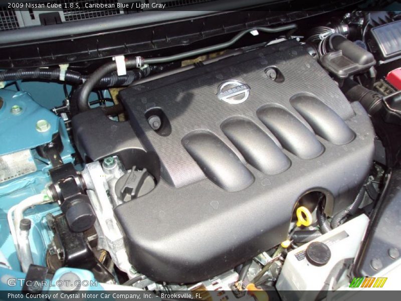 Caribbean Blue / Light Gray 2009 Nissan Cube 1.8 S