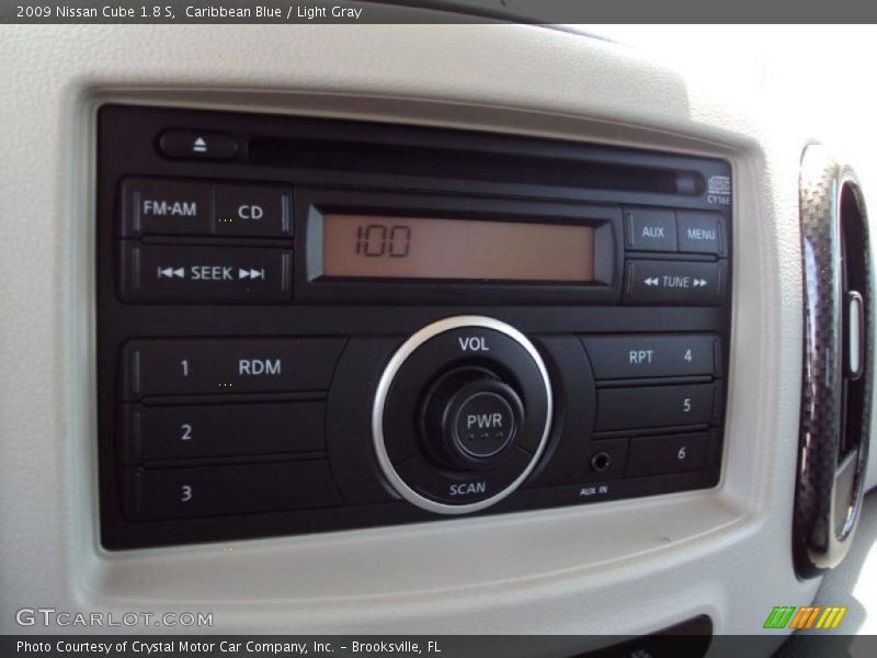 Caribbean Blue / Light Gray 2009 Nissan Cube 1.8 S