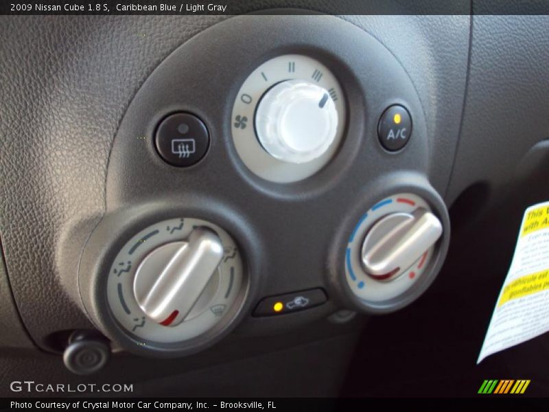 Caribbean Blue / Light Gray 2009 Nissan Cube 1.8 S
