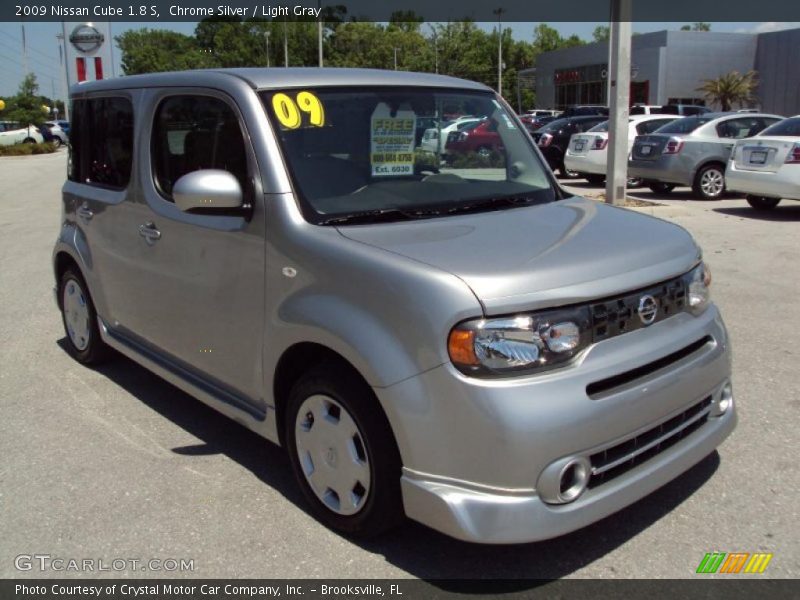 Chrome Silver / Light Gray 2009 Nissan Cube 1.8 S
