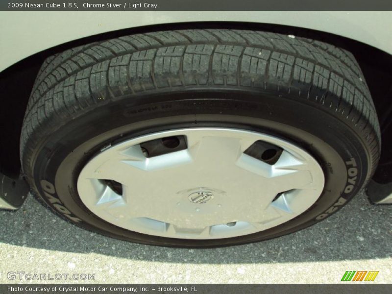 Chrome Silver / Light Gray 2009 Nissan Cube 1.8 S