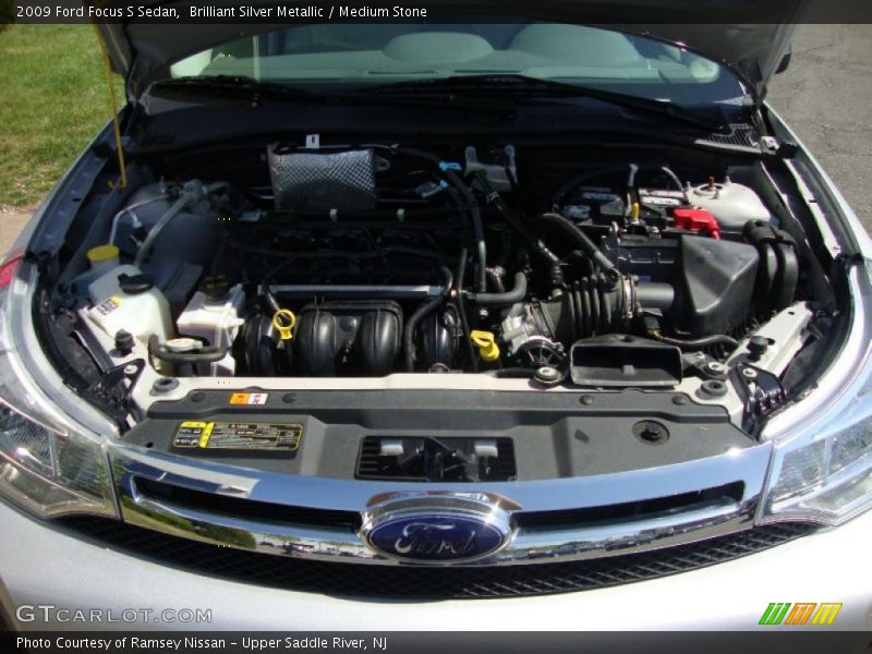 Brilliant Silver Metallic / Medium Stone 2009 Ford Focus S Sedan