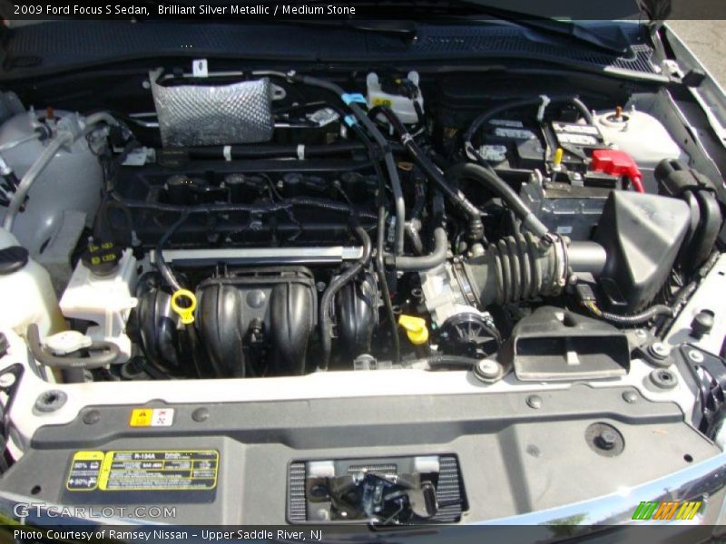Brilliant Silver Metallic / Medium Stone 2009 Ford Focus S Sedan