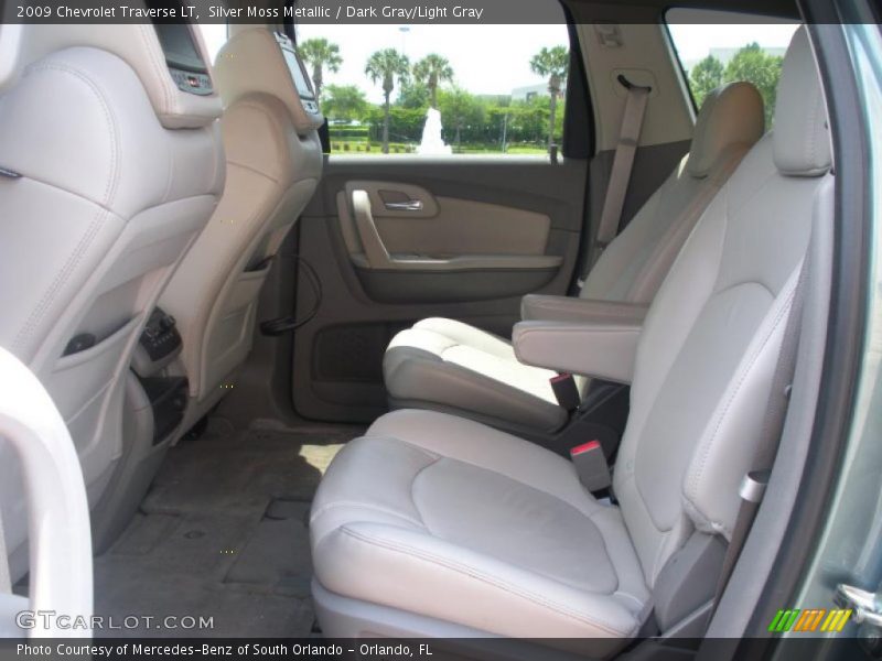 Silver Moss Metallic / Dark Gray/Light Gray 2009 Chevrolet Traverse LT