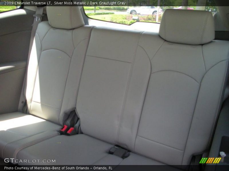 Silver Moss Metallic / Dark Gray/Light Gray 2009 Chevrolet Traverse LT