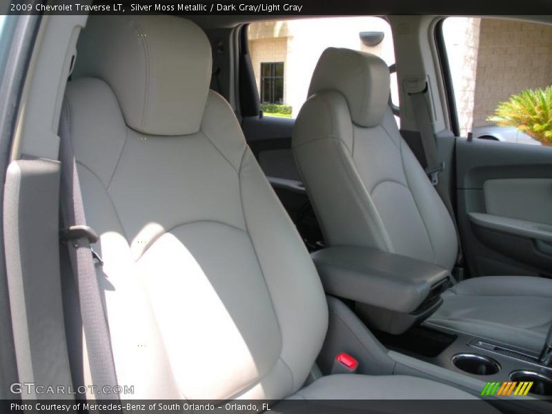 Silver Moss Metallic / Dark Gray/Light Gray 2009 Chevrolet Traverse LT