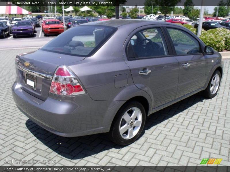 Medium Gray Metallic / Charcoal 2008 Chevrolet Aveo LT Sedan