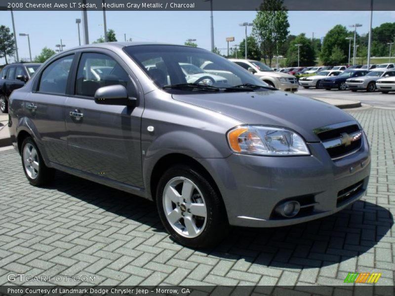 Medium Gray Metallic / Charcoal 2008 Chevrolet Aveo LT Sedan