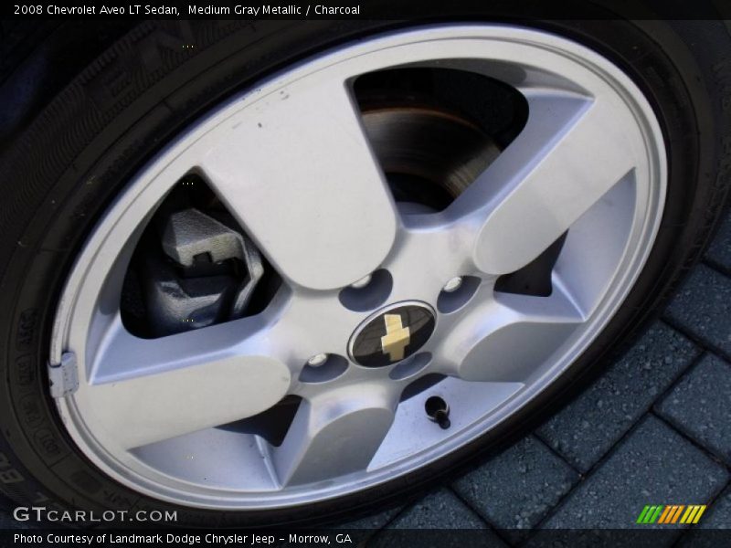 Medium Gray Metallic / Charcoal 2008 Chevrolet Aveo LT Sedan