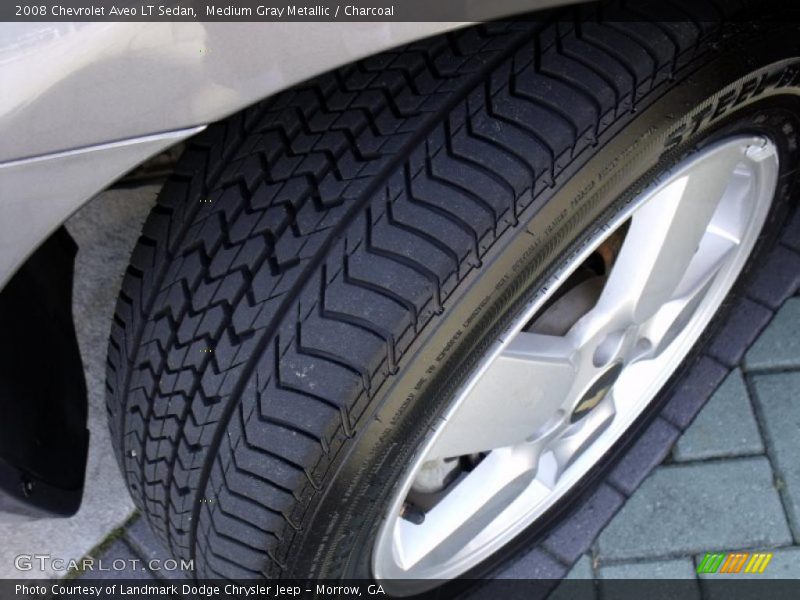 Medium Gray Metallic / Charcoal 2008 Chevrolet Aveo LT Sedan